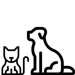 Cat and dog icon